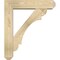 Ekena Millwork Olympic Craftsman Rough Sawn Bracket w/ Offset Brace, Douglas Fir, 6"W x 24"D x 28"H BKT0604X24X28OLY04RDF - alternate 4